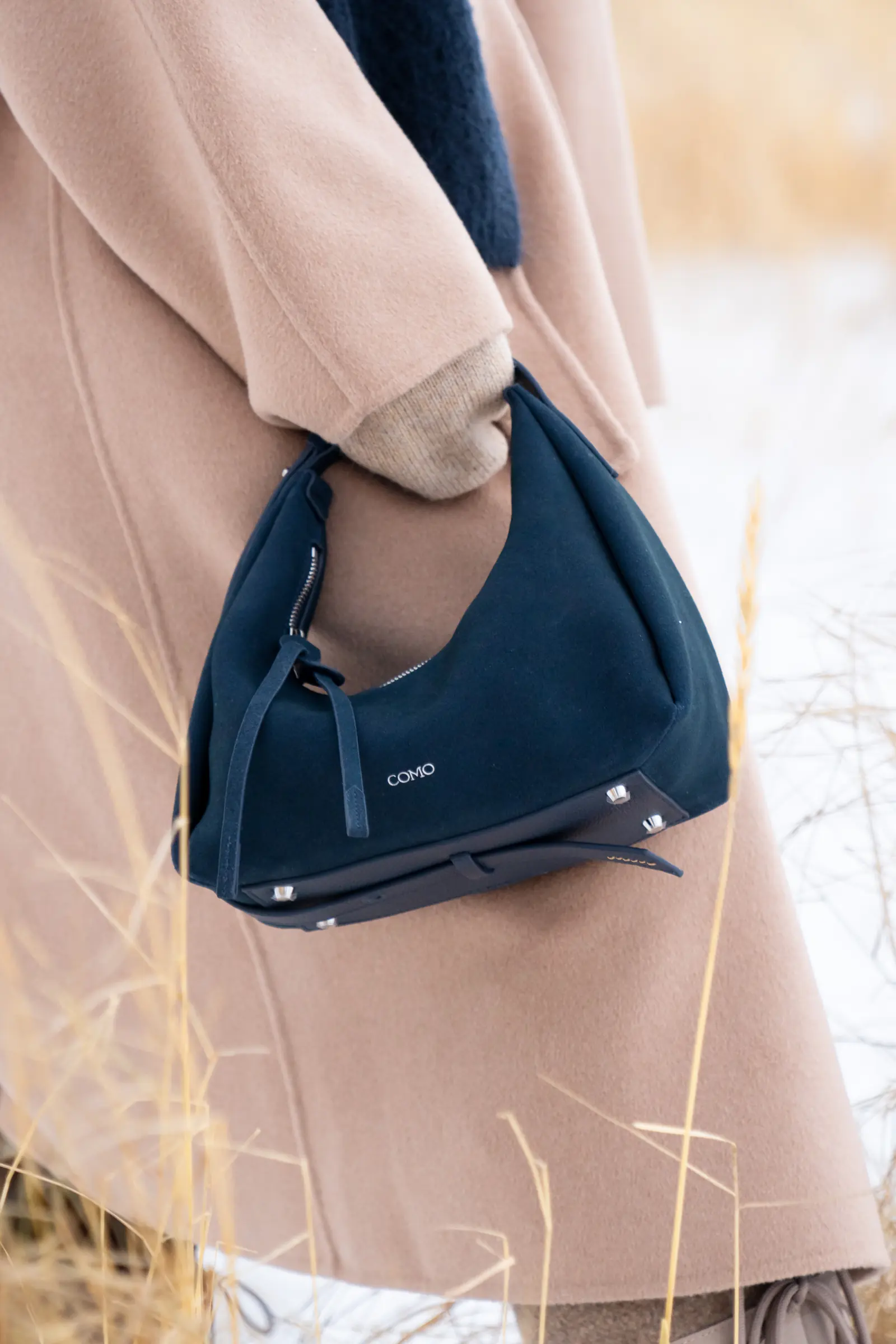 Lucca Petit  Dusty Blue Suede