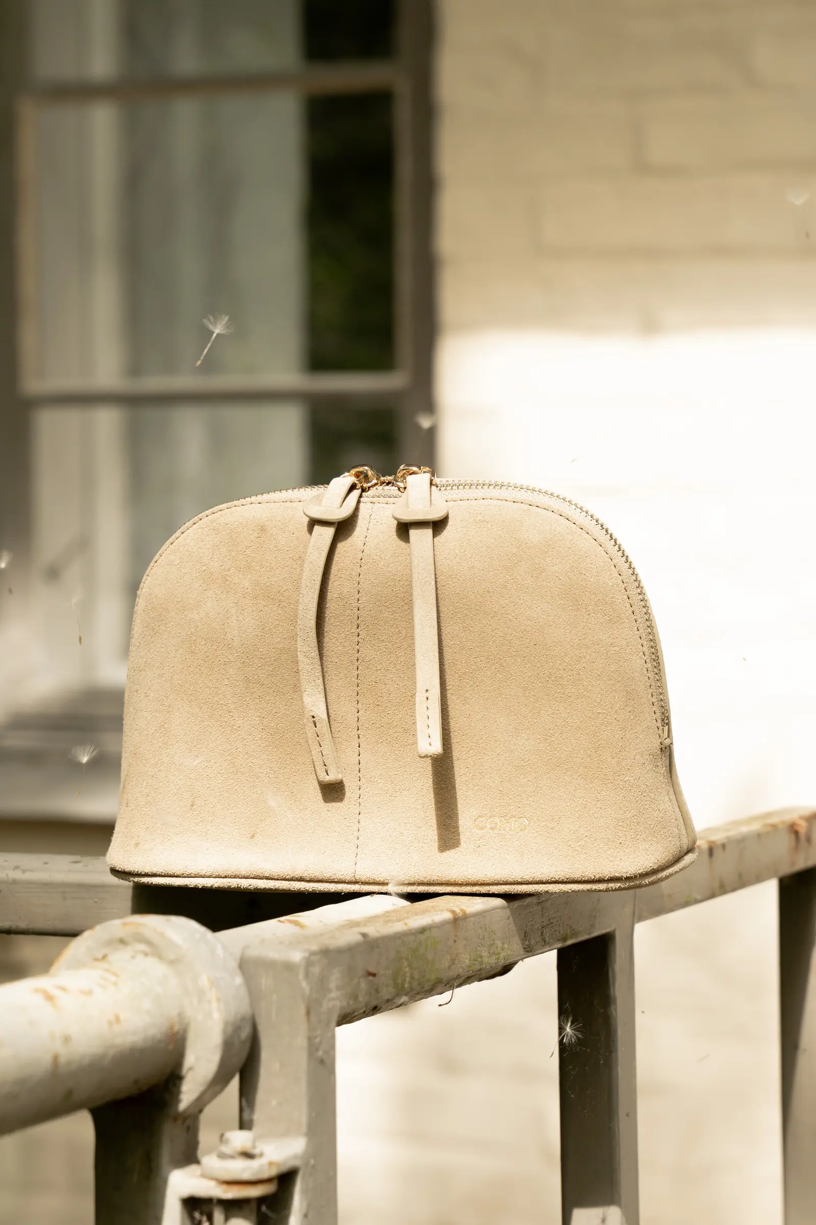 Padova Pouch Grand Suede Camel